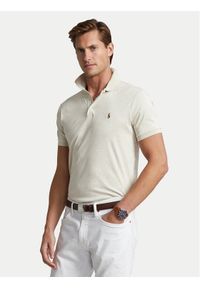 Polo Ralph Lauren Polo 710713130002 Écru Custom Slim Fit. Typ kołnierza: polo. Materiał: bawełna