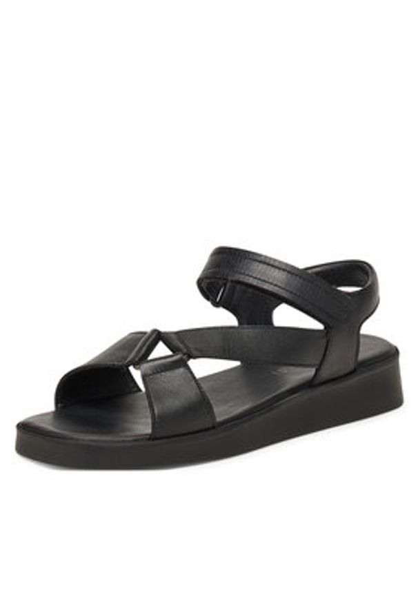 Sergio Bardi Sandały WI16-F1081-01SB Czarny. Kolor: czarny. Materiał: skóra