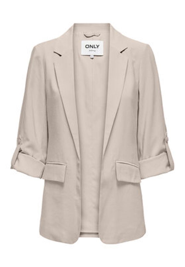 only - ONLY Marynarka Aris 15310839 Szary Loose Fit. Kolor: szary. Materiał: wiskoza