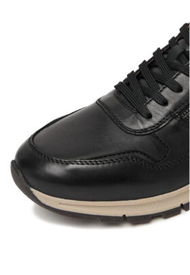 Rieker Sneakersy B0504-00 Czarny. Kolor: czarny. Materiał: skóra