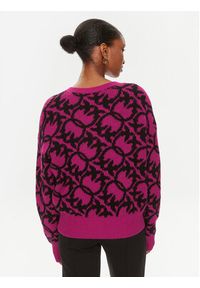 Pinko Sweter Ovino 101575 A11F Różowy Regular Fit. Kolor: różowy. Materiał: kaszmir #3