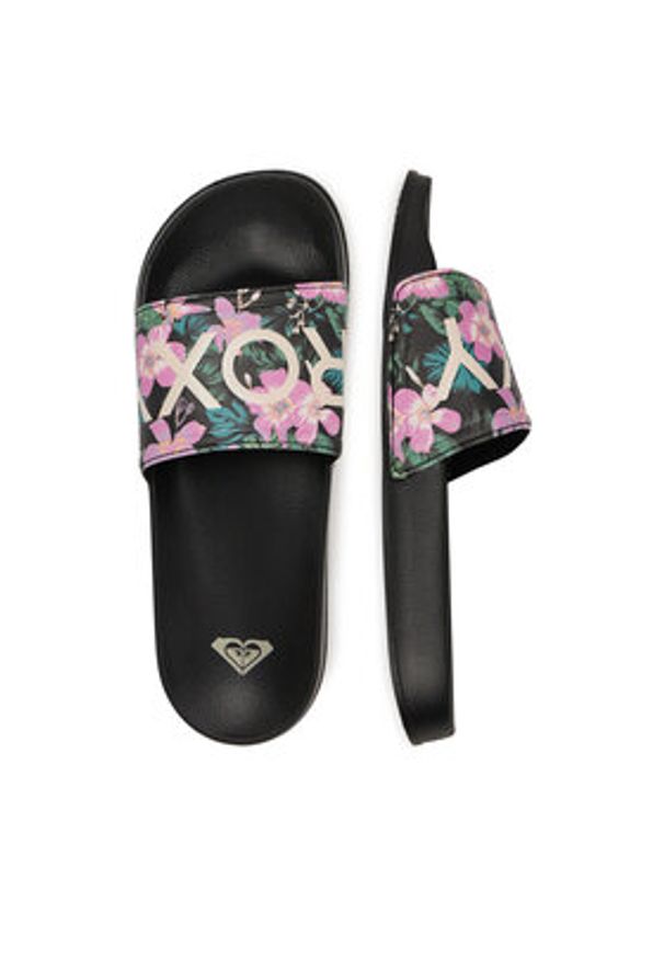 Roxy Klapki 865966 Czarny. Kolor: czarny. Materiał: syntetyk
