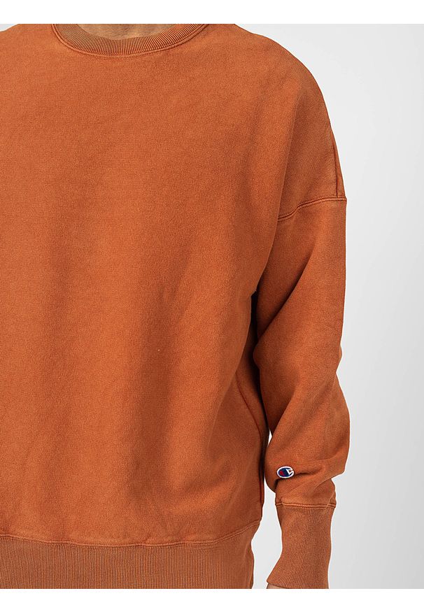 Champion Bluza | 216488 | Mężczyzna | Pomarańczowy. Okazja: na co dzień. Kolor: pomarańczowy. Materiał: poliester, bawełna. Wzór: aplikacja. Styl: casual