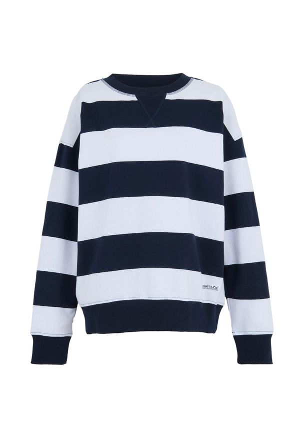 Regatta - Damski Sweter Z Dekoltem W Szpic Avika II Stripe. Kolor: biały, niebieski, wielokolorowy