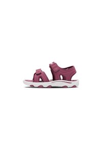 Sandały dla dzieci Hummel Wave. Kolor: fioletowy, różowy, wielokolorowy. Materiał: materiał. Styl: elegancki