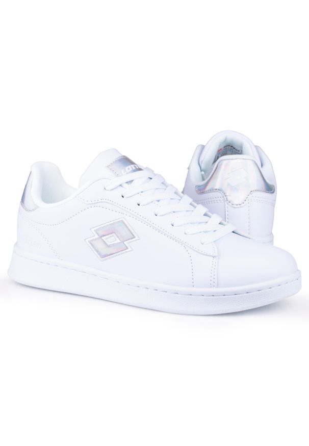 LOTTO - Buty damskie sportowe trampki Lotto DAMPOLIS GC. Kolor: biały. Sport: turystyka piesza