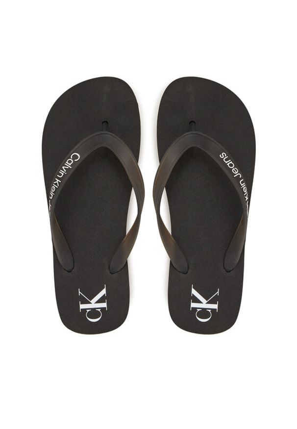 Calvin Klein Jeans Japonki Beach Sandal Flatform Tpu YW0YW01830 Czarny. Kolor: czarny