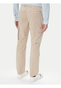 TOMMY HILFIGER - Tommy Hilfiger Spodnie materiałowe Denton MW0MW39695 Beżowy Straight Fit. Kolor: beżowy. Materiał: bawełna #5