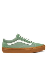 Vans Tenisówki Old Skool VN000D9Y17P1 Zielony. Kolor: zielony. Materiał: zamsz, skóra