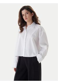 Calvin Klein Jeans Koszula LV047C141G Biały Boxy Fit. Kolor: biały. Materiał: bawełna #1