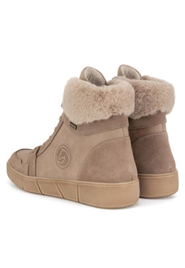 Remonte Trzewiki D1T74-20 Brązowy. Kolor: brązowy. Materiał: skóra