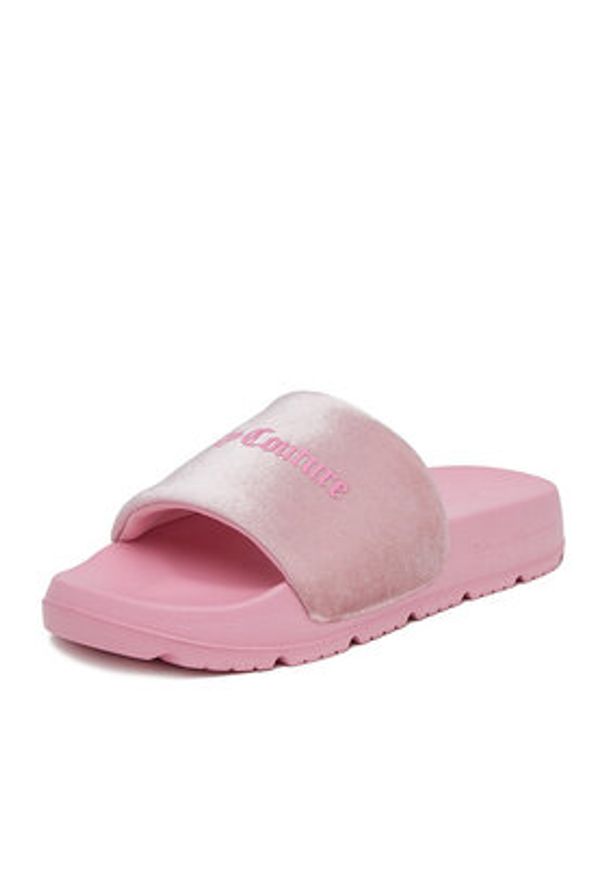 Juicy Couture Klapki PJC1 Różowy. Kolor: różowy. Materiał: materiał
