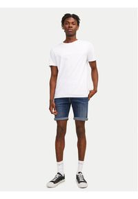 Jack & Jones - Jack&Jones Szorty jeansowe Jjirick 12250489 Niebieski Regular Fit. Kolor: niebieski. Materiał: bawełna