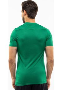 Koszulka sportowa męska Nike Dry Park VII JSY SS. Kolor: zielony. Materiał: poliester. Technologia: Dri-Fit (Nike). Sport: piłka nożna