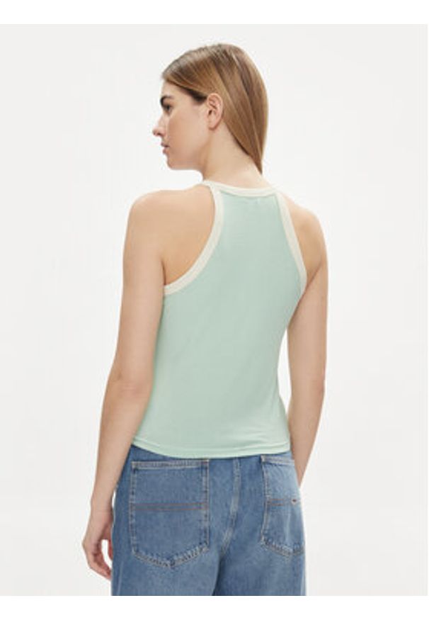 Lee Top 112350226 Zielony Slim Fit. Kolor: zielony. Materiał: syntetyk