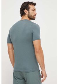 Hugo - HUGO t-shirt bawełniany 3-pack kolor szary z nadrukiem. Kolor: szary. Materiał: bawełna. Długość rękawa: krótki rękaw. Długość: krótkie. Wzór: nadruk #11