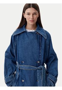 Hugo - HUGO Trencz Garena 50532056 Niebieski Relaxed Fit. Kolor: niebieski. Materiał: bawełna #5