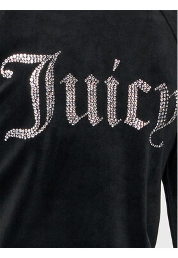Juicy Couture Bluza Madison JCWA122001 Czarny Slim Fit. Kolor: czarny. Materiał: syntetyk