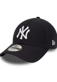 Czapka New Era Diamond Era 9Forty New York Yankees, Dla obu płci. Kolor: szary. Materiał: poliester. Styl: sportowy