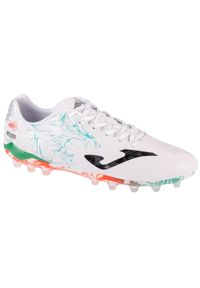 Buty piłkarskie męskie Joma Super Copa. Zapięcie: sznurówki. Kolor: biały, wielokolorowy, niebieski. Materiał: materiał, syntetyk. Szerokość cholewki: normalna. Sport: piłka nożna