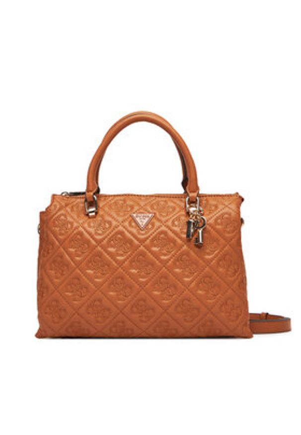Guess Torebka Adelasia HWQL96 58060 Brązowy. Kolor: brązowy. Materiał: skórzane