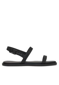 Calvin Klein Sandały Sandal - Jelly HW0HW02426 Czarny. Kolor: czarny