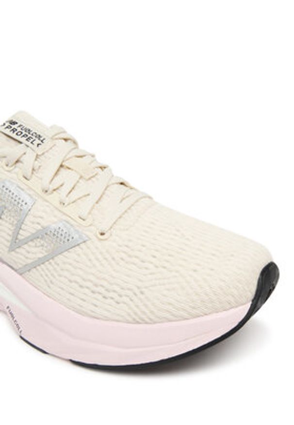 New Balance Buty do biegania FuelCell Propel v5 WFCPRCS5 Écru. Materiał: materiał