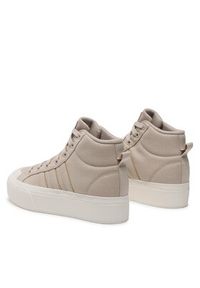 Adidas - adidas Sneakersy Bravada 2.0 Platform Mid Shoes IE2315 Beżowy. Kolor: beżowy. Materiał: materiał. Obcas: na platformie #4