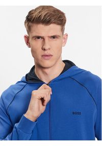 BOSS - Boss Bluza 50469581 Niebieski Regular Fit. Kolor: niebieski. Materiał: bawełna