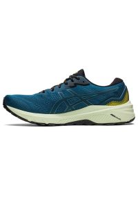 Buty do biegania Asics GT-1000 11 Tr M 1011B573 750 niebieskie. Zapięcie: sznurówki. Kolor: niebieski. Materiał: materiał, syntetyk, guma. Szerokość cholewki: normalna