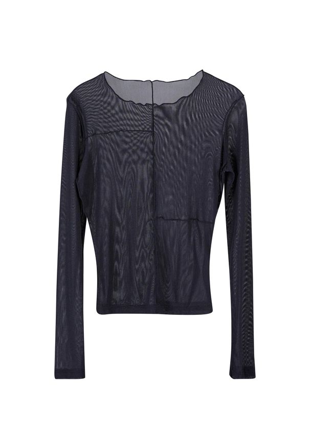 Damska koszulka z dzianiny z długim rękawem Urban Classics Exposed Seam. Kolor: czarny. Materiał: dzianina. Długość rękawa: długi rękaw. Długość: długie