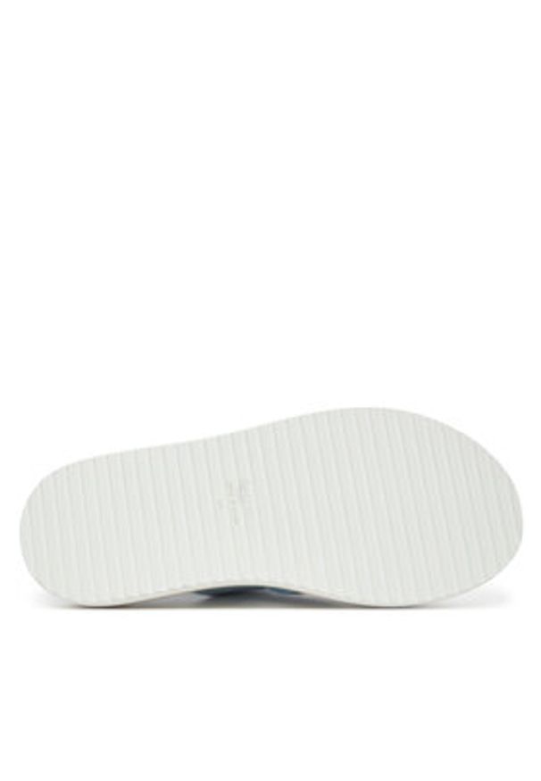 Pollini Sandały SA16483G0MTC0712 Błękitny. Kolor: niebieski. Materiał: skóra