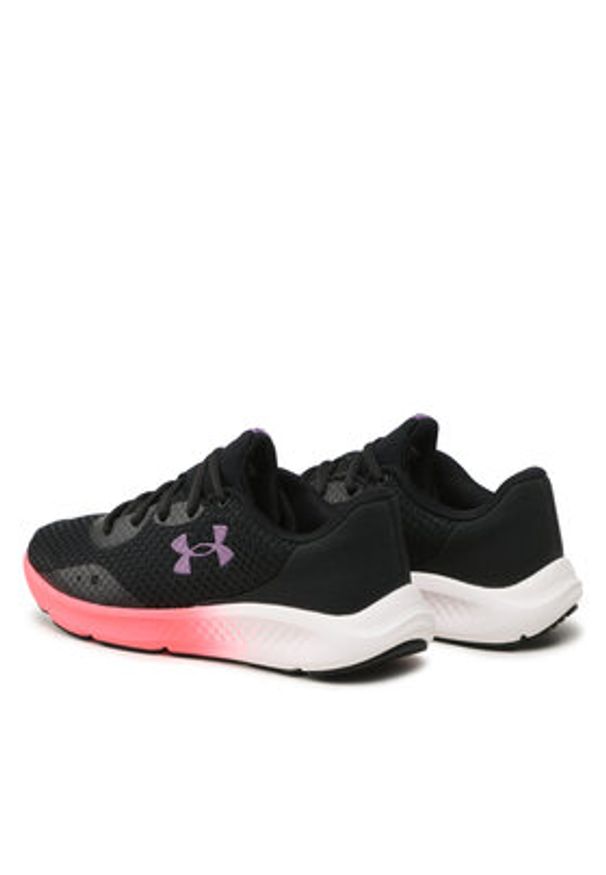 Under Armour Buty do biegania UA W Charged Pursuit 3 3024889-004 Czarny. Kolor: czarny. Materiał: materiał