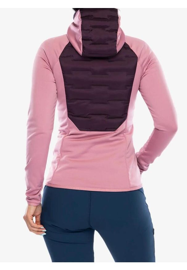 Kurtka hybrydowa damska Peak Performance Argon Hybrid Hood. Kolor: fioletowy