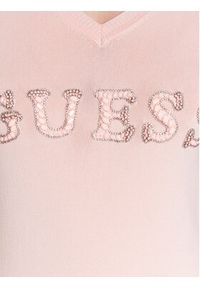 Guess Sweter Anne W3GR36 Z2NQ2 Różowy Regular Fit. Kolor: różowy. Materiał: wiskoza #5