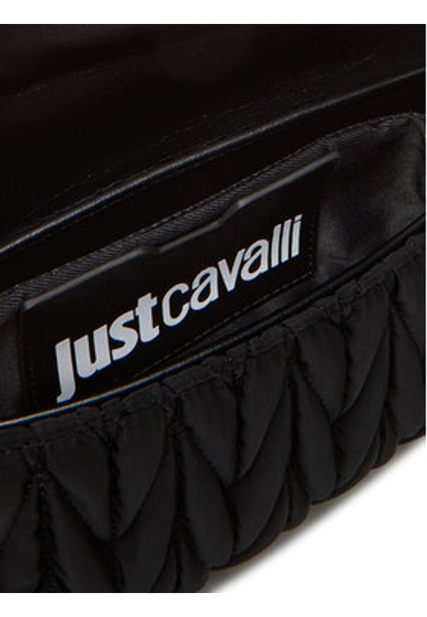 Just Cavalli Torebka 78RA4BF5 ZSC08 Czarny. Kolor: czarny. Materiał: skórzane