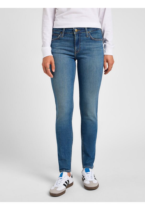 Lee - LEE DAMSKIE SPODNIE JEANSOWE LEE SCARLETT MID DUST 112355242