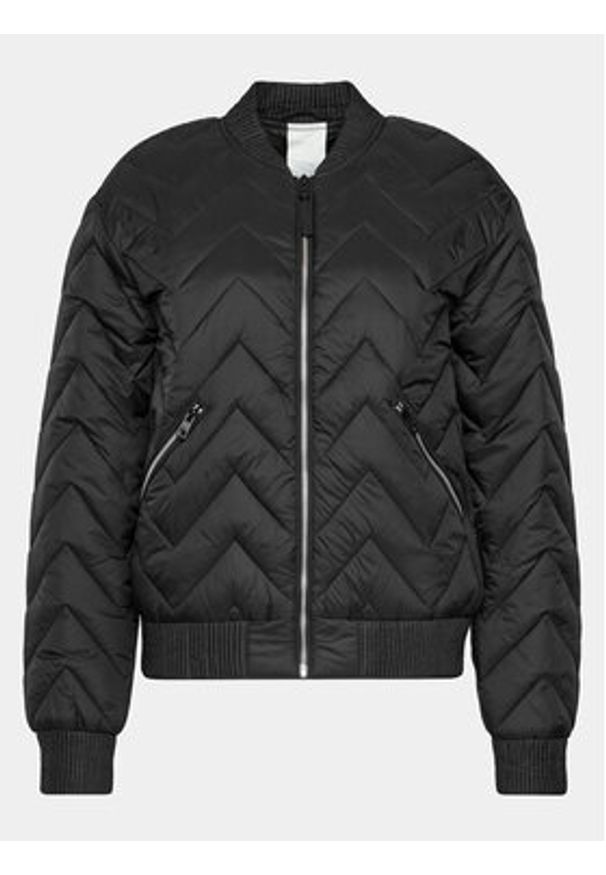 Replay - REPLAY Kurtka przejściowa W7807.000.84166D Czarny Slim Fit. Kolor: czarny. Materiał: syntetyk
