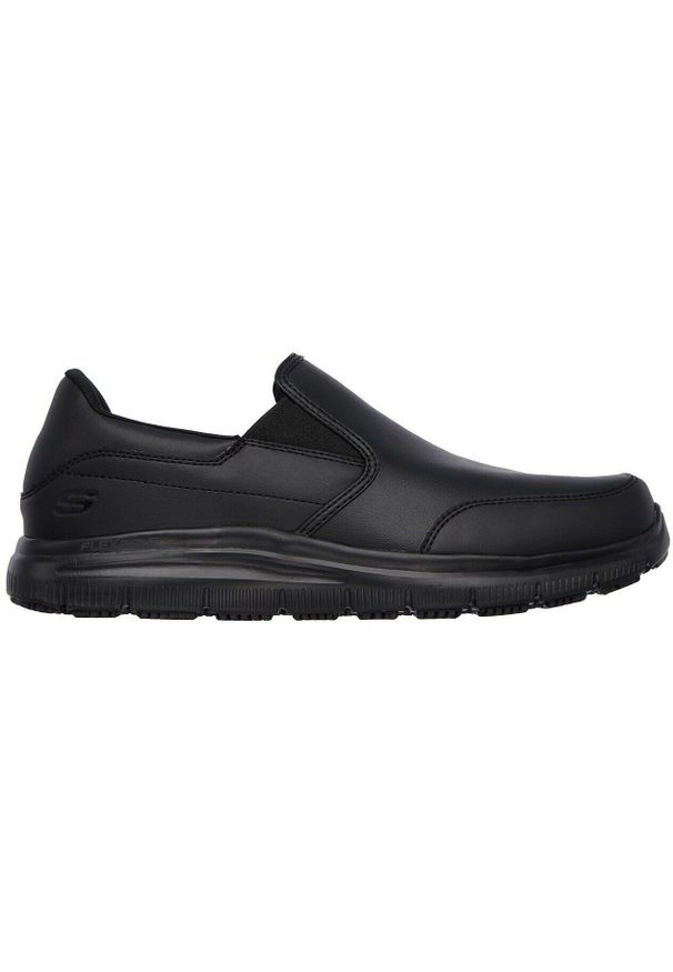 skechers - Adidasy Skechers Flex Advantage Sr-br, Mężczyźni. Kolor: czarny. Materiał: materiał, syntetyk