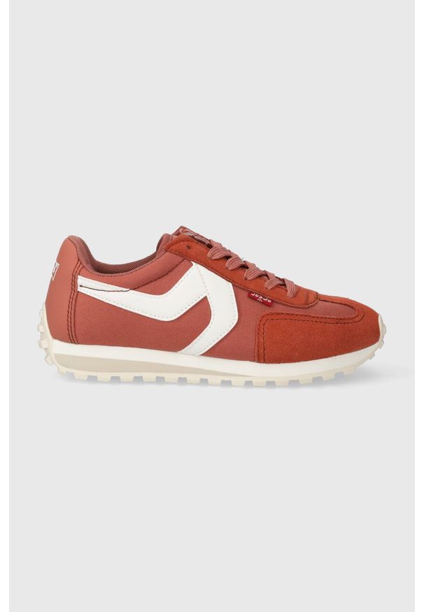 Levi's® - Levi's sneakersy STRYDER RED TAB S kolor różowy 235401.82. Okazja: na spotkanie biznesowe. Nosek buta: okrągły. Kolor: różowy. Materiał: guma