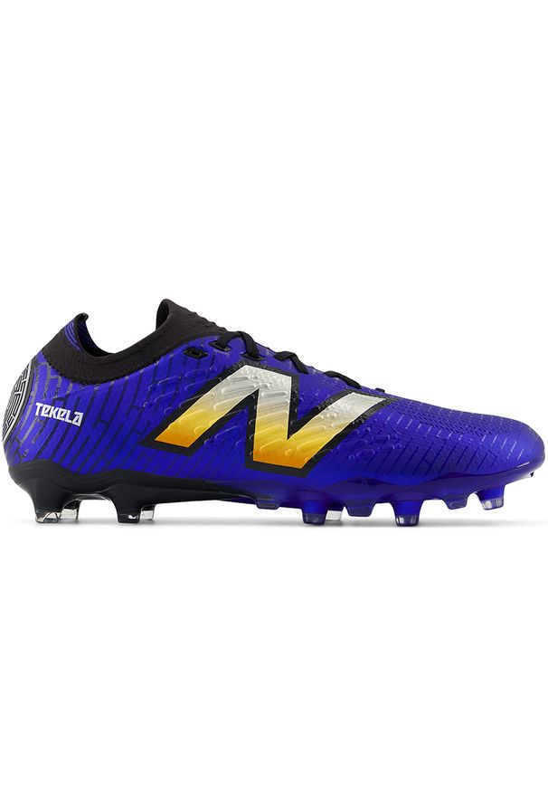 Korki męskie New Balance TEKELA PRO FG V4+ ST1FLZ45 – niebieskie. Kolor: niebieski. Materiał: włókno, guma, materiał, nylon. Szerokość cholewki: normalna. Sport: bieganie