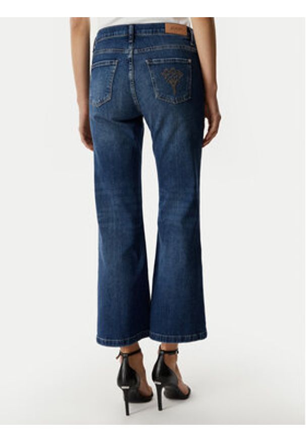 JOOP! Jeansy 261Dp58Chrisi-C 30104373 Granatowy Cropp Flare Fit. Kolor: niebieski