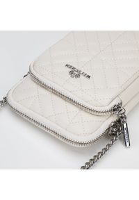 Wittchen - Minitorebka skórzana z kieszenią z przodu. Kolor: biały. Wzór: haft, aplikacja. Dodatki: z haftem. Materiał: skórzane. Styl: elegancki, sportowy #3