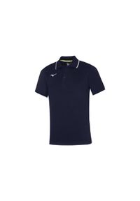 Polo Mizuno. Typ kołnierza: polo. Kolor: niebieski, wielokolorowy, biały #1