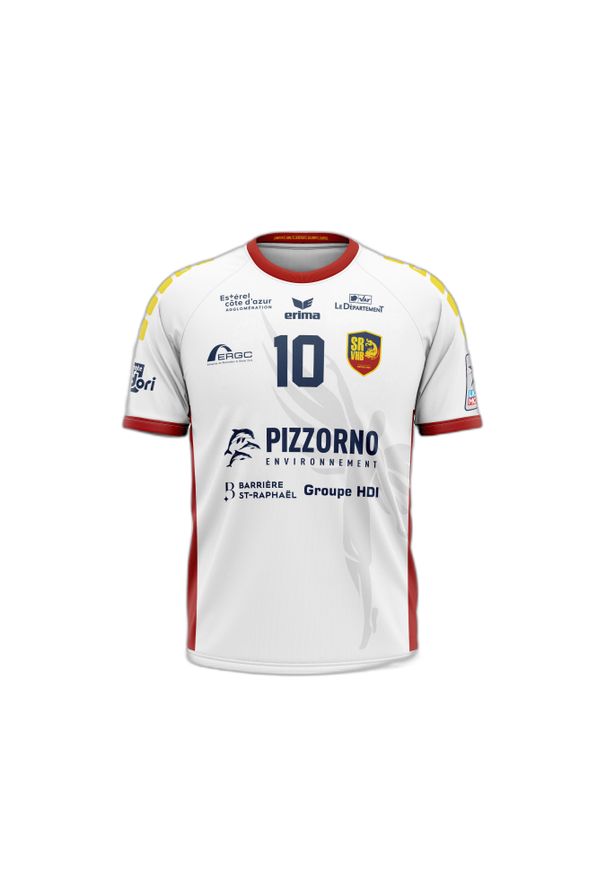 ERIMA - Koszulka wyjazdowa Saint-Raphaël 2024/25. Kolor: biały. Sport: piłka ręczna