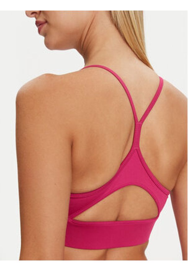 Reebok Biustonosz sportowy Id Train Tri-Back Bra 100021305 Różowy. Kolor: różowy. Materiał: syntetyk