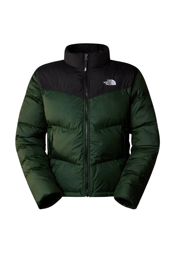 Kurtka turystyczna męska The North Face Saikuru. Kolor: zielony. Materiał: poliester. Sport: turystyka piesza
