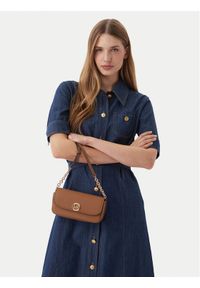 MICHAEL Michael Kors Torebka Nolita 32S6GY5C5L Brązowy. Kolor: brązowy. Materiał: skórzane #1