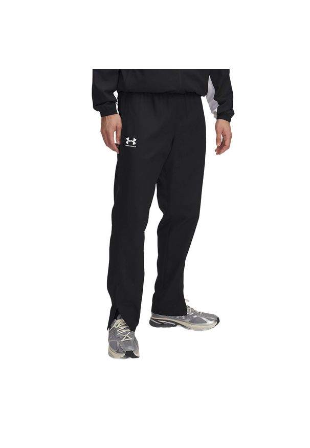 Spodnie męskie Under Armour Rival Woven Windbreaker Pant. Kolor: czarny. Sport: fitness
