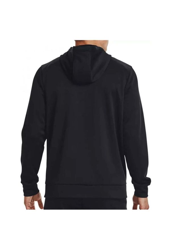 Bluza męska Under Armour Armour Fleece Full-Zip Hoodie. Kolor: czarny. Sport: fitness
